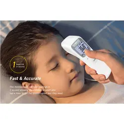 Детские Инфракрасный термометр электронный без Батарея ЖК-дисплей цифровой Бесконтактный ИК инфракрасный градусник Температура метр