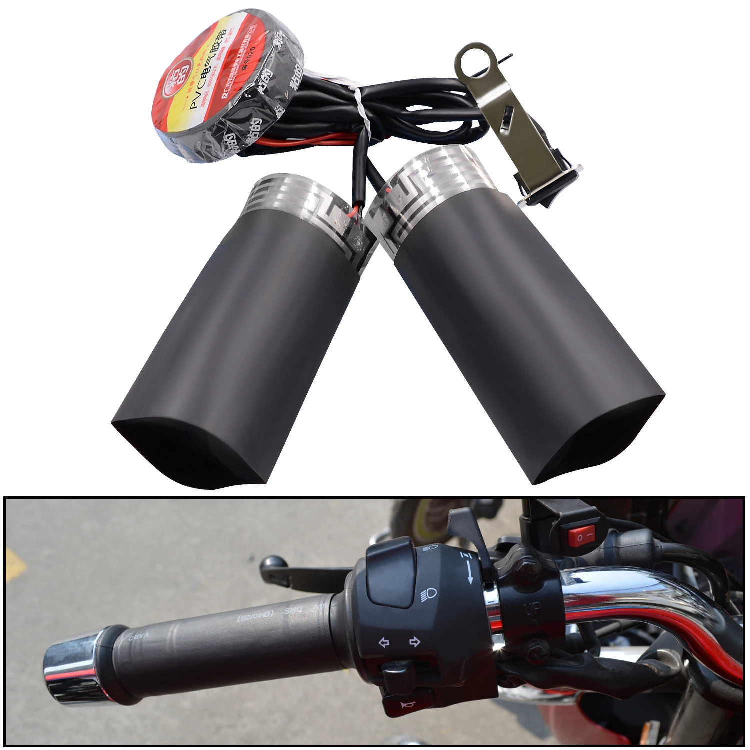 High Quality Bicycle Handlebar Cover Grips Handlebar Heating Covers Handle Bar Pad Universal For