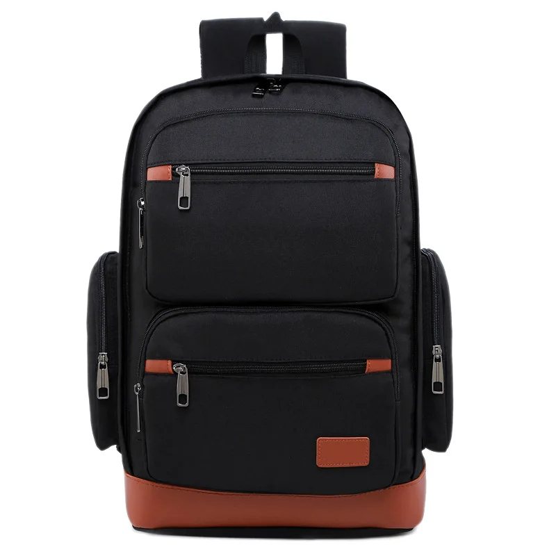 

Casual Oxford Laptop Backpack Men Solid Waterproof Backpacks for Male Durable School Shoulder Bags Travel Men's Bags Bagpack