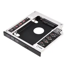 SATA 2nd HDD корпус жесткого диска карман для жесткого диска Дело лоток, универсальный для 12,7 мм ноутбука CD/DVD-ROM оптический привод блока слот (для SSD