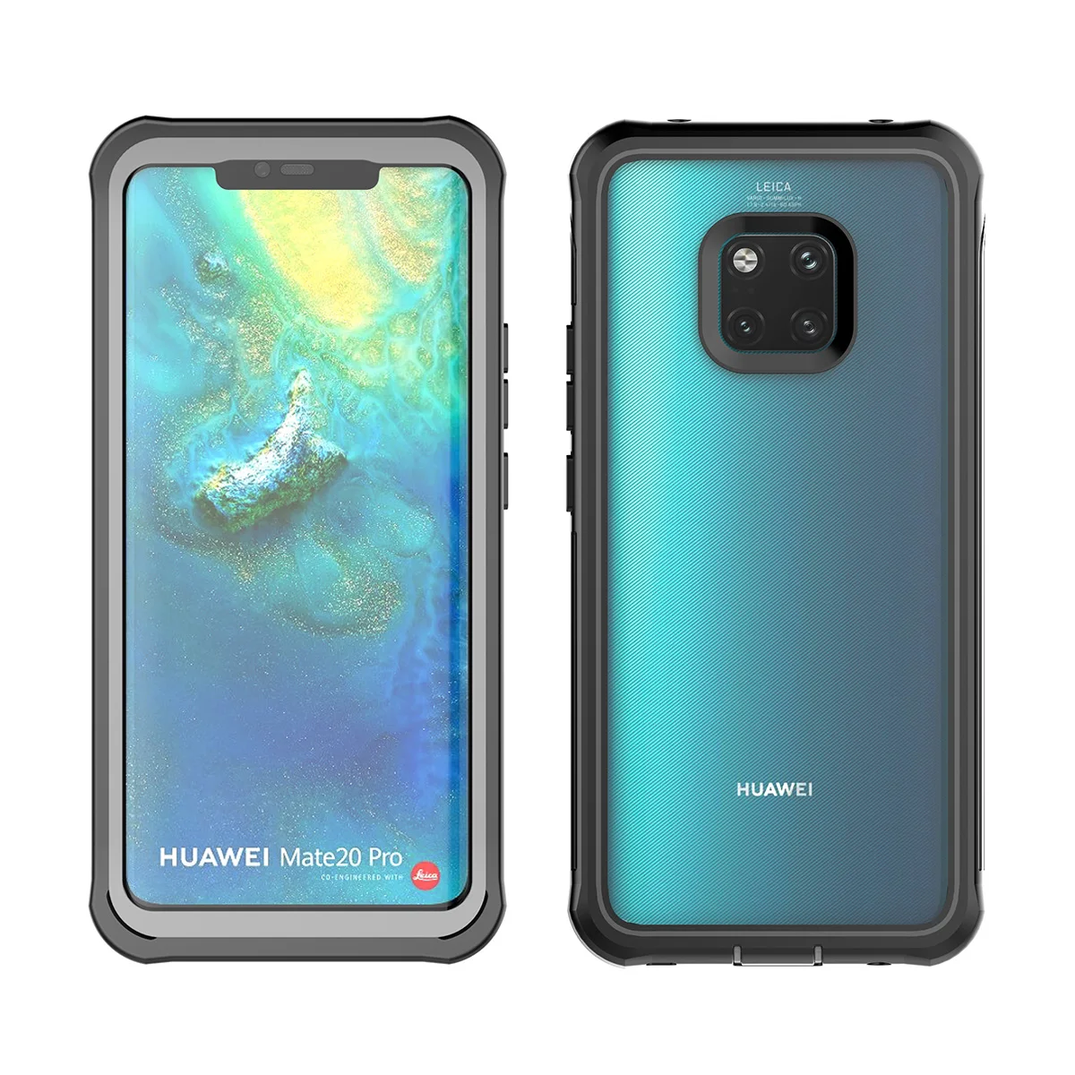 

For Huawei Mate 20 Pro Case Daily Life Waterproof 360 Degree Protection Dustproof Shockproof Back Cover for Huawei P30 Pro Case