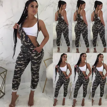 

New Fashion Camo Women Summer Party Jumpsuit Playsuit Bodycon Clubwear Lot