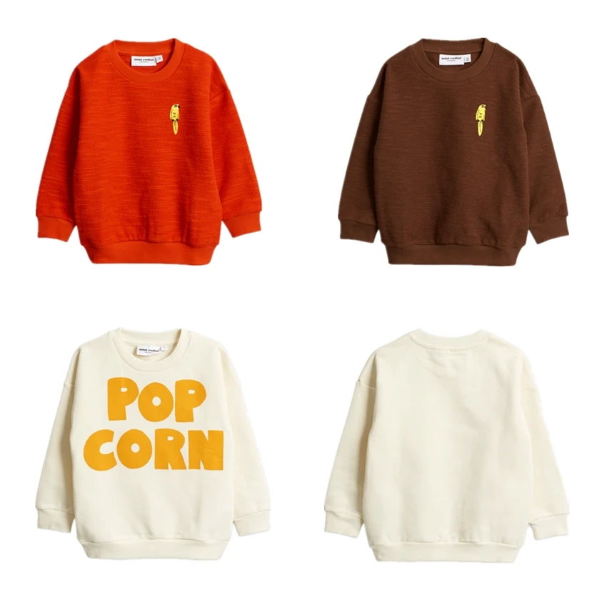 

MR Pre Sale 2019 Spring Autumn Mini R Baby Boy Clothes Fashion Sweatshirt Baby Hoodies Cotton Parrot Popcorn Letter for Children
