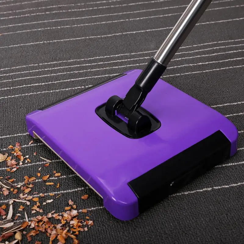 Household Hand Push Carpet Sweeping Hair Lint Spinning Sweepers Brush