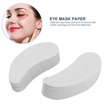 

160Pcs Disposable Cotton Eye Mask Paper Dark Circles Removal DIY Ultrathin Eye Mask Sheet Beauty Tool