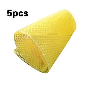 

5Pcs Bee Nest Beekeeping Honeycomb Foundation BeesWax Frames Honey Hive Garden Equipment Tool NEW