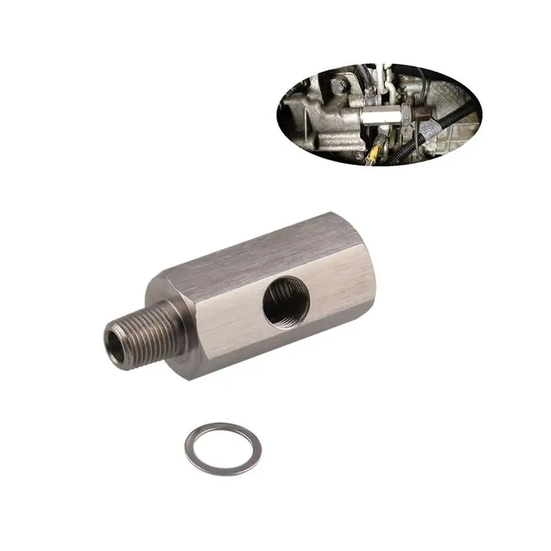 

Automotive 1/8" NPT Oil Pressure Sensor Tee To M10X1.0 NPT Adapter Turbo Supply Feed Line Gauge AF-CGQ200 Car Accessories