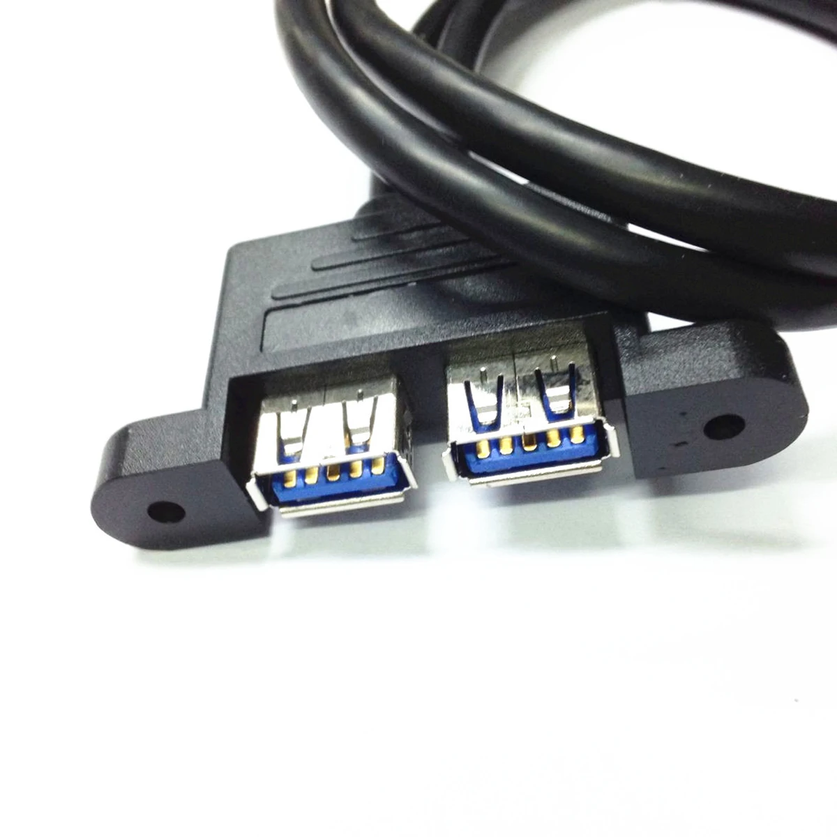 Usb3.0 мужчин и женщин расширение двойной USB Кабель адаптер внешнего преобразования