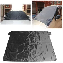 Magnetic Car Windshield Windscreen Neve Ice Escudo Protetor Frontal Traseira Cobertura Sombra de Sol Do Carro styling Acessórios 198×127 cm