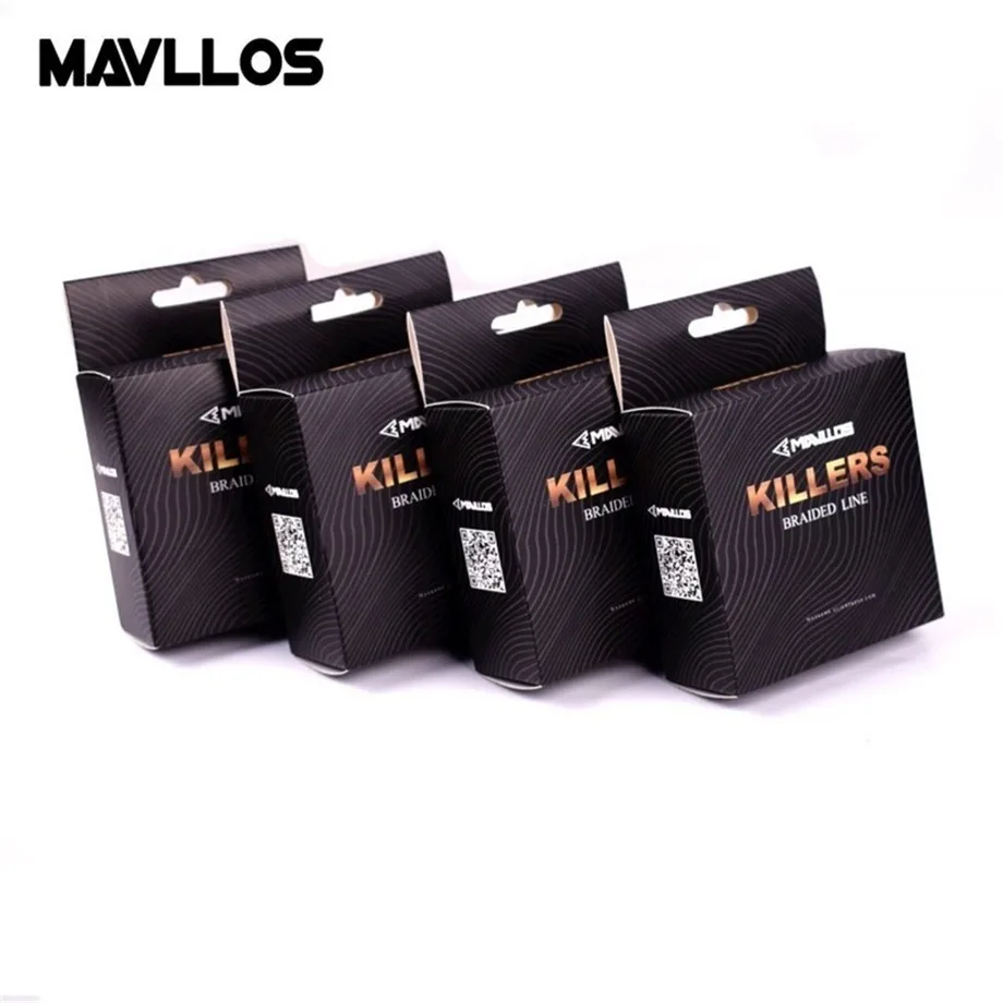 Mavllos Killer 8 80Lb Multifilament плетеная леска 220 м 4 пряди плетение чрезвычайно низкая память
