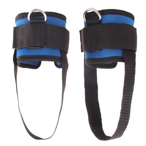 Gym Fitness Exercise Resistance Band Ankle Straps Cuff Edging Pedals Buckles Leg Training Strap Equipment | Спорт и развлечения