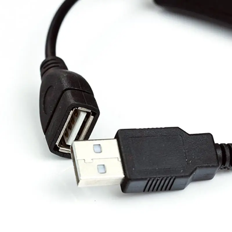 Высокое качество электроники преобразования даты 28 см USB кабель мужчин и женщин переключатель вкл. Выкл. Кабель Переключить светодиодный светильник линии питания черный