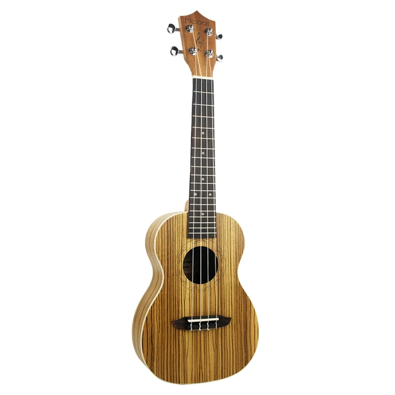 

Mcool 23 Inch Concert Ukelele Hawaii Mini Guitar Uke Brazil Zebrawood Ukulele Rosewood Fingerboard 4 Strings Musical Instrumen