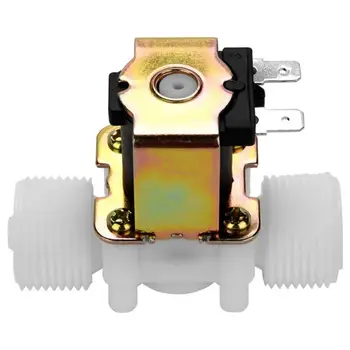 

DC 12V DN20 G3/4" Plastic Electromagnetic Valve Normally Closed Water Inlet Switch Hot