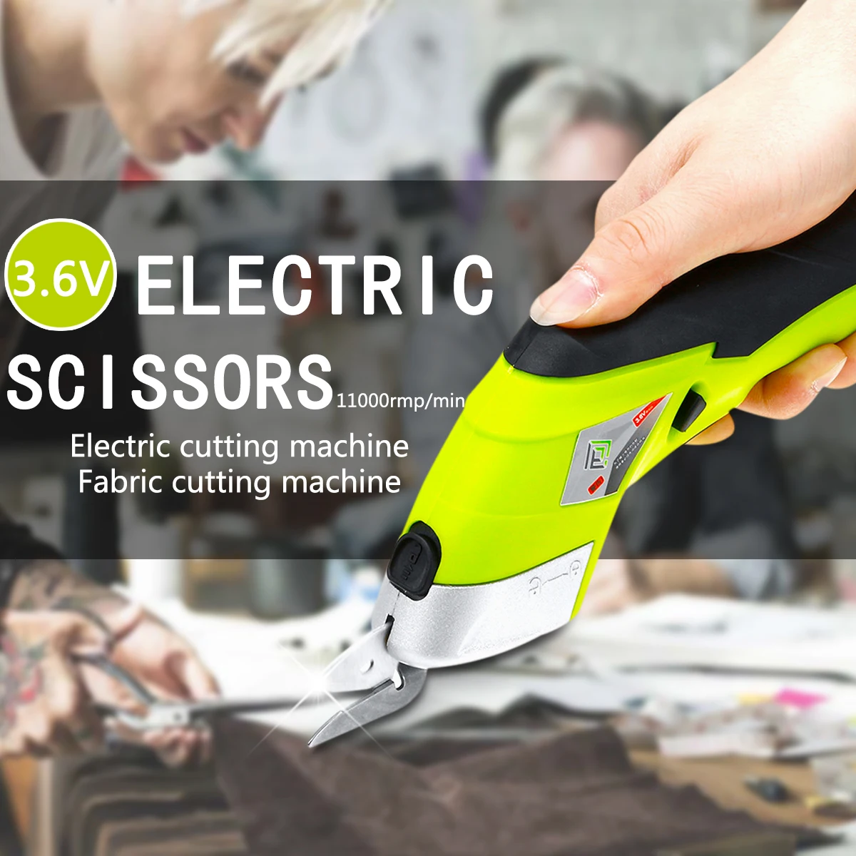 DOERSUPP Multipurpose 110V 220V Electric Scissors Cordless Chargeable