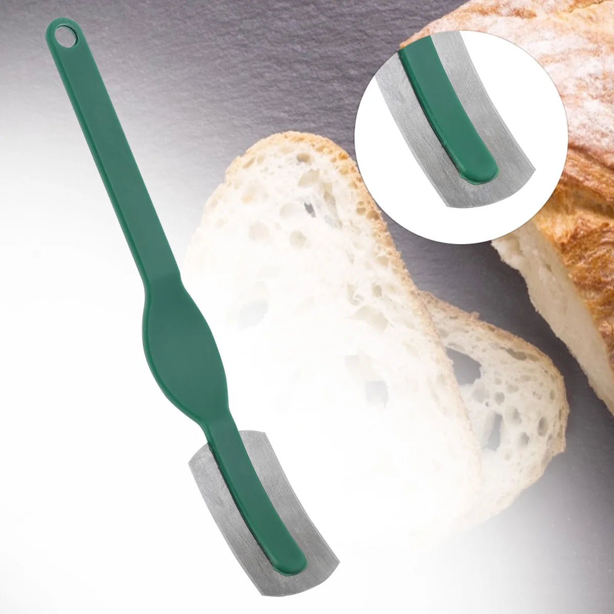 

Bread Knife Baguette Cutting French Lame Curved Bread Cutter Dough Scoring Tool With Fixed Blade For Bread Cutter
