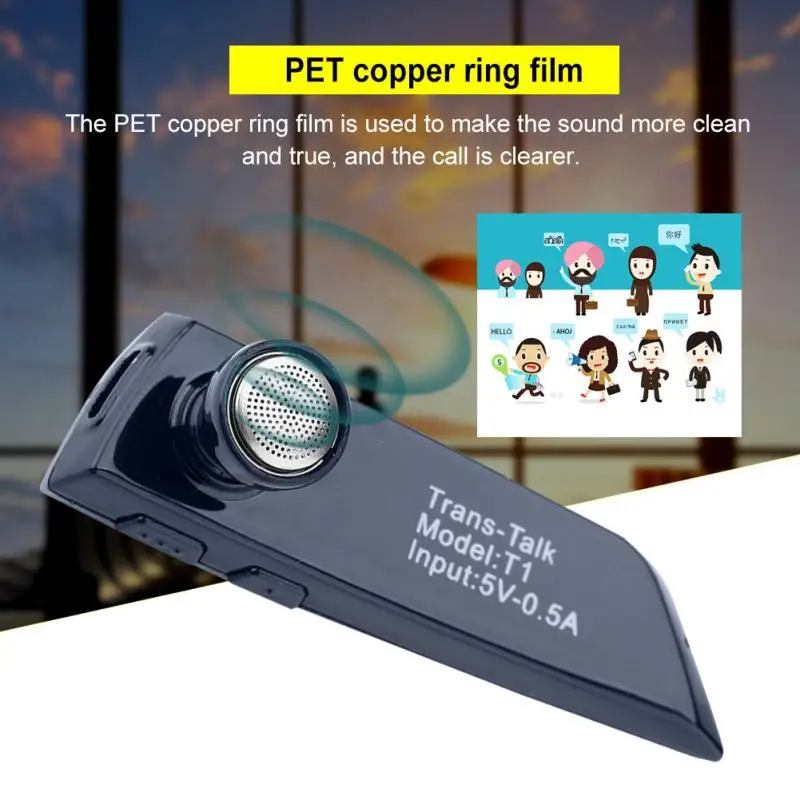 

Smart Translator Intelligent Wireless Multi-Language Translation Bluetooth In-ear Headset Business Real Time Inter-translation