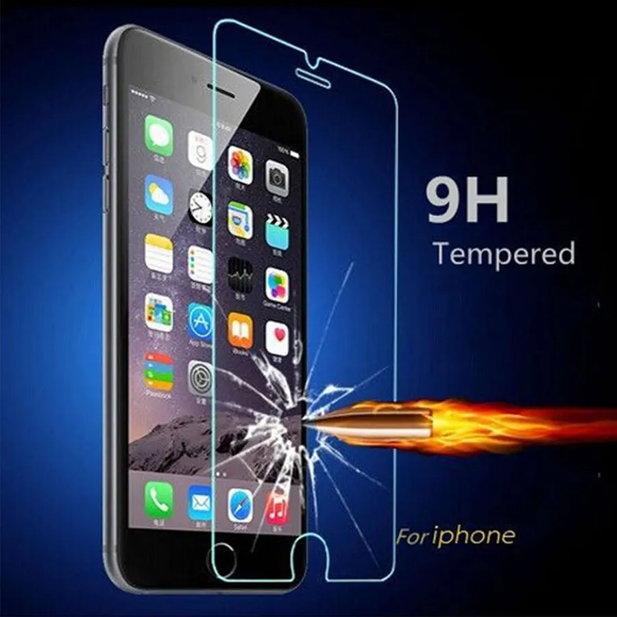 KISSCASE прозрачное закаленное стекло для iPhone 6 6S Plus 5S SE Защита экрана Apple 4 5