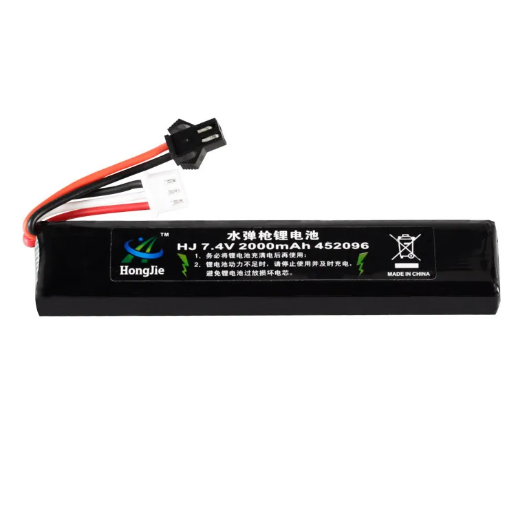 7 4 V 2000MAH 20C 2S HJ Power RC Lipo battery для AKKU Mini Airsoft Gun Battery model Max 40C|Детали и аксессуары| |