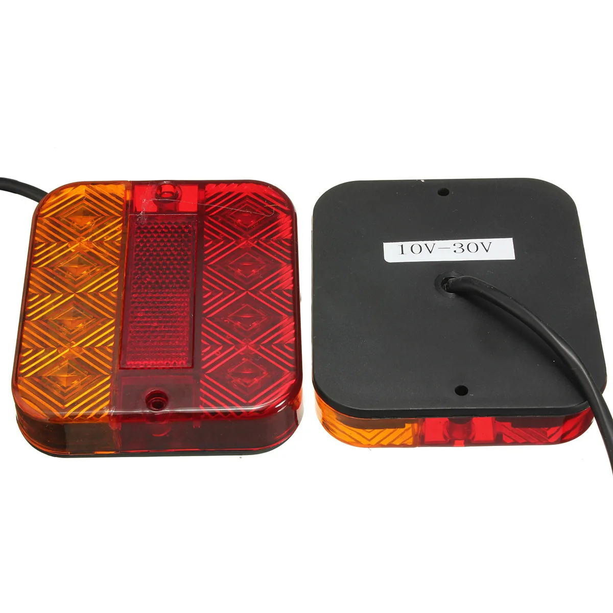 

2016 Brand New 2pcs Waterproof 8 LED Stop Rear Tail Brake Indicator Light Lamp Trailer Caravan Van