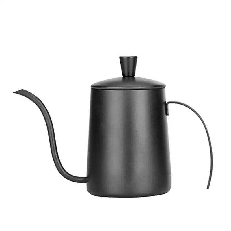 

Stainless Steel Mounting Bracket Hand Punch Pot Coffee Pots with Lid Drip Gooseneck Spout Long Mouth Coffee Kettle Teapot
