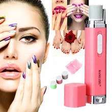 Электрический Фрезер для ногтей, фрезер для маникюра и 3-в-1 носок красота, педикюр машина салон набор инструментов Портативный Размеры ABS двух направлениях рычага переключения передач