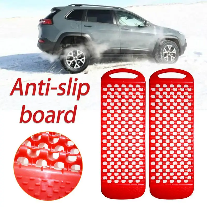 

1 Pair Universal Car Wheel Tyre Snow Anti Skid Board Emergency Rescue Anti-skid Board Recovery Tracks Road Tyre Ladder Sand Mud