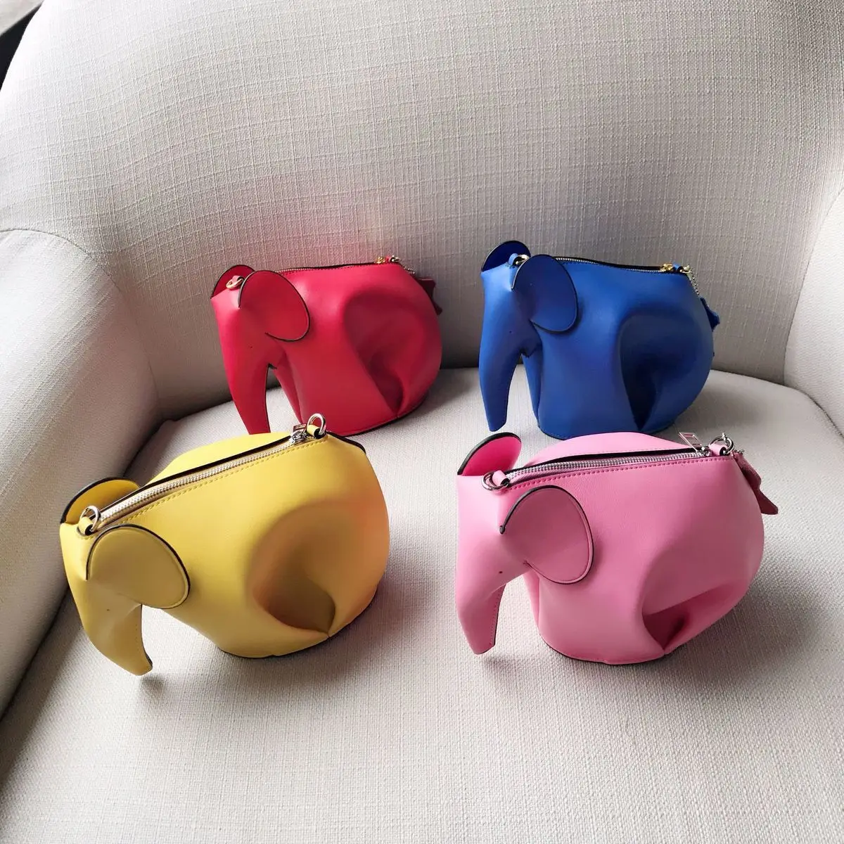 

Animal Series Elephant Handbag Women Shoulder Bag Slanting Hand Luxury Designer Mini Small Package Real Leather Girl Clutch Bag