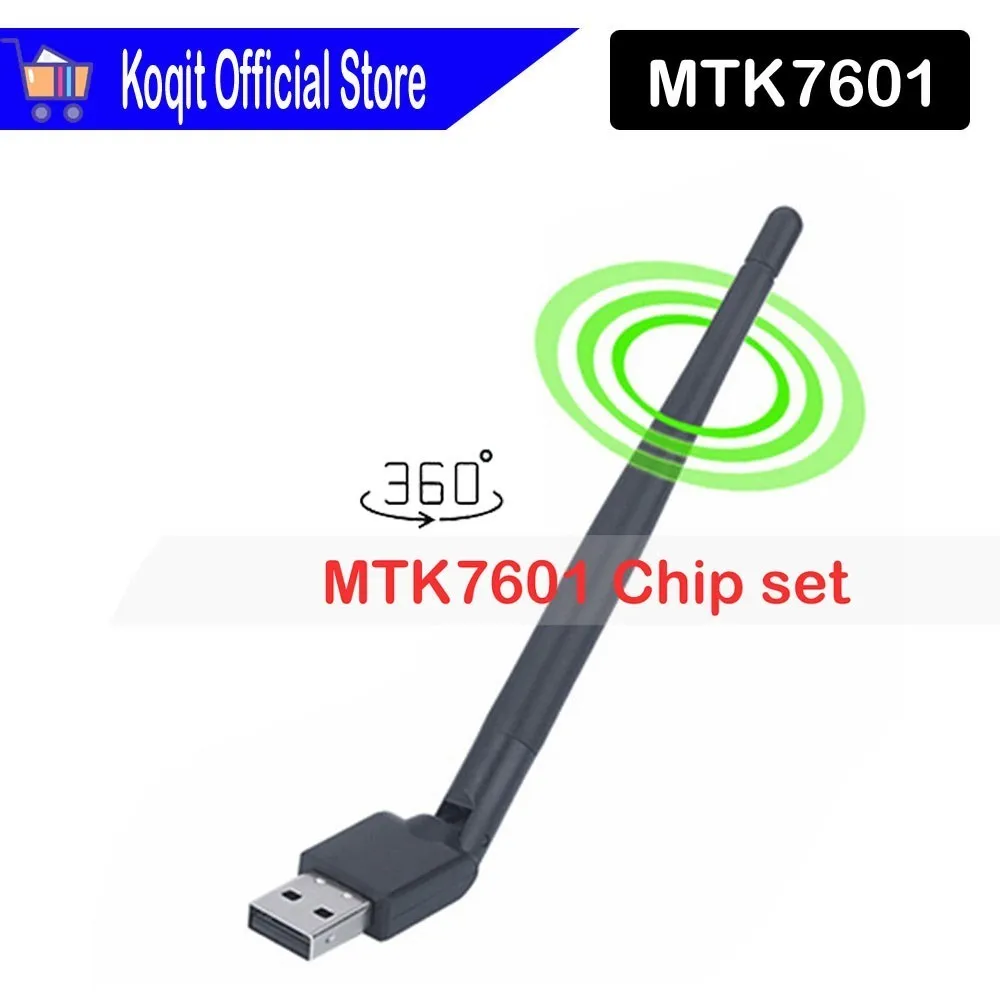 Беспроводной USB WiFi 3Dbi антенна LAN сеть MTK7601 7601 чипсет для Koqit K1 S2U2 спутниковый Recevier цифровой ТВ-бокс Gtmedia V7S