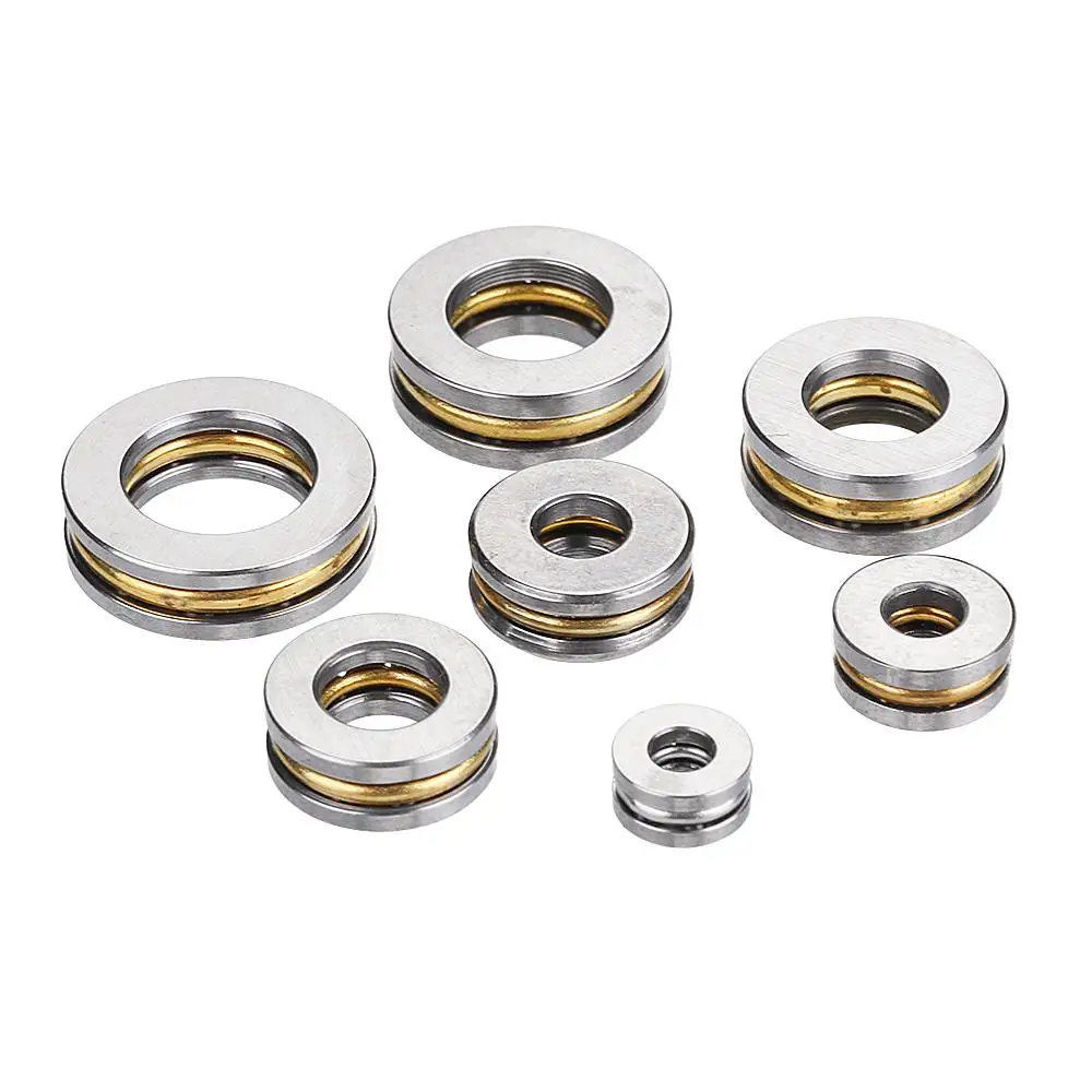 

5pcs Flat Thrust Ball Bearing ID. 2.5/3/4/6/7/8mm Mini Miniature Bearings F25-6/ F3-8/ F4-10/ F6-12 /F7-13 /F8-14