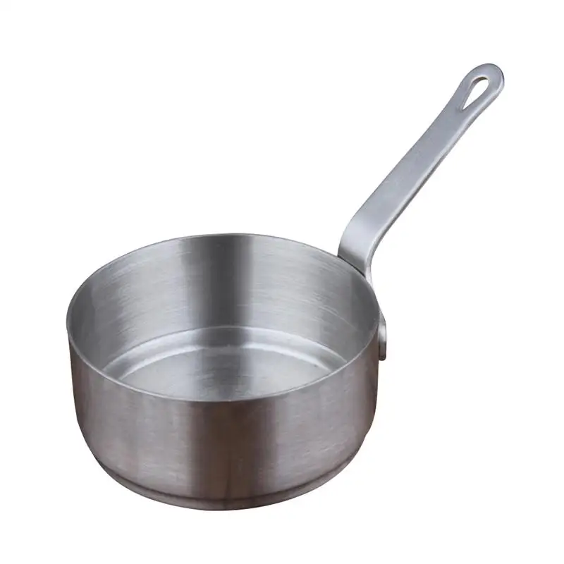 

1pc Mini Heating Pot Stainless Steel Soup Pot Milk Butter Sauce Pan with Handle
