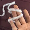 Tela de tul blanca de 1,2 cm de ancho con apliques de cuentas, cinta de encaje elegante de guipur, DIY, accesorios de costura de boda P009 ► Foto 1/5