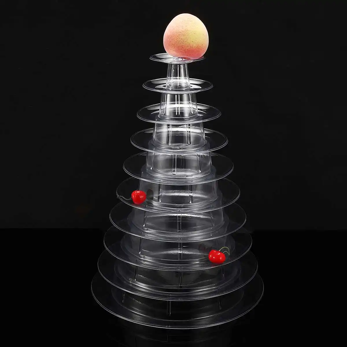 

Foldable 10 Tiers Macaron Tower Pyramid Macaroons Rack Stand Cupcake Dessert Display Holder Wedding Decor Cake Tools Bakeware