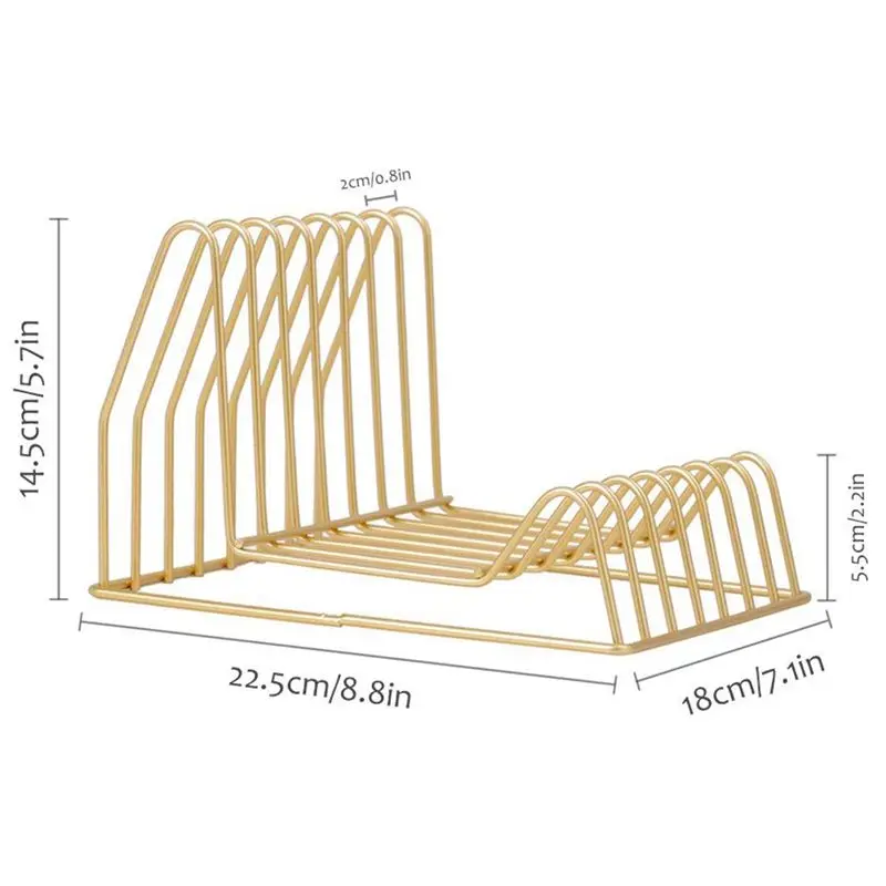 خمر حامل المجلات و رف كتب خمر هيل سطح المكتب منظم الملفات الحديد الفن سطح المكتب تخزين الرف رف ل مكتب حو