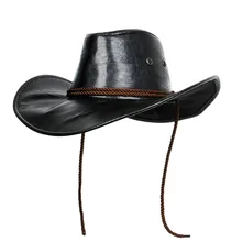 Gra czerwony martwy odkupienie 2 kapelusz kowbojski Cosplay Morga Western Vintage skórzany kapelusz kowbojski Punk Cap przebranie na karnawał kapelusz Unisex