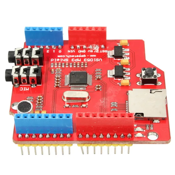 

NEW MP3 Music VS1053B Shield Board With TF Card Slot Work For Arduino For UNO MEGA