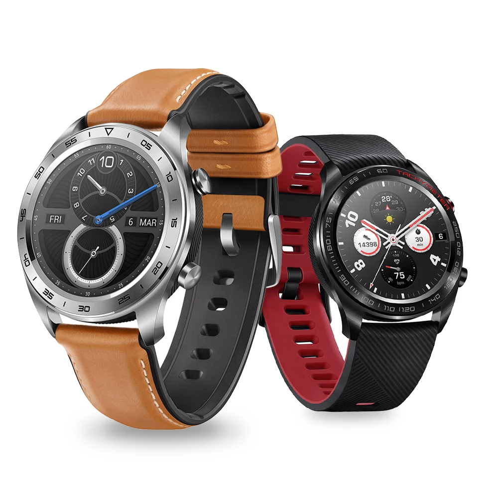 Смарт часы HONOR Watch Magic 1 2 дюйма цветной экран AMOLED GPS 390*390 пульсометр шагомер фитнес