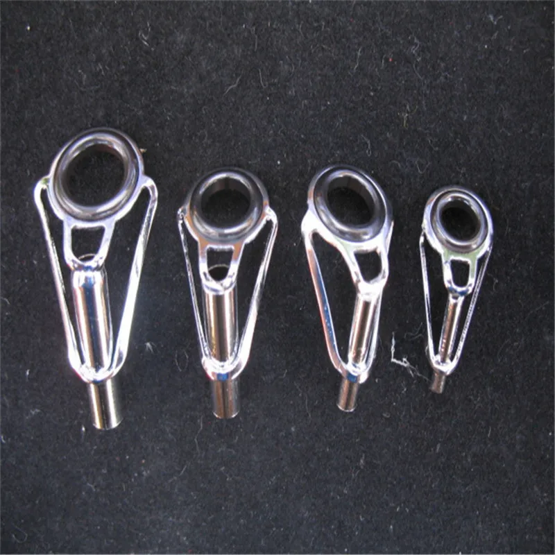 

1x Big Sizes Telescopic Fishing Rod Guides Tip Rings 2.4mm-3.0mm-5.0mm-10mm Sea Rock Fishing Rod Top Rings Repair Accessories