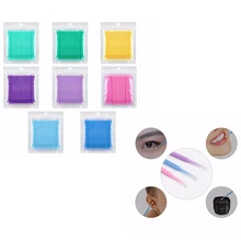 100 шт L/M/S одноразовые косметические ватные палочки для наращивания ресниц Набор инструментов для прививки Прочный Микро-индивидуальный инструмент для удаления ресниц