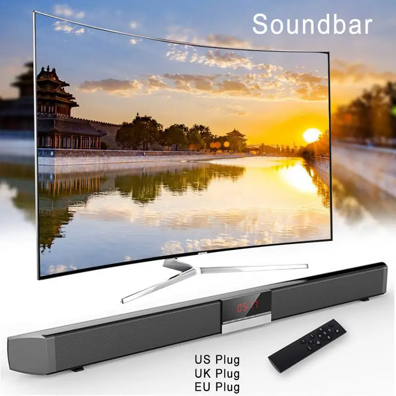 

Stereo Surround Sound Speaker SR100 Plus Bluetooth TV Wireless Speaker Aux-In Coaxial Optical Subwoofer Home Theater Speaker