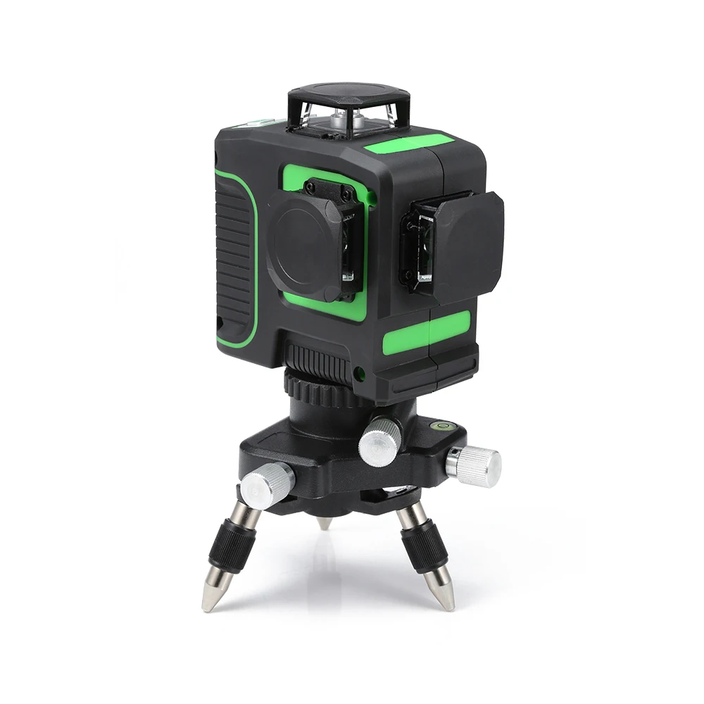  360 Degree Self-Leveling Laser Levels Meter Portable Mini Cross 12 Lines 3D Laser Level Device Cros