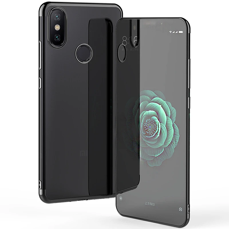 

Shockproof Plating Clear TPU Phone Case For Xiaomi Mi A1 A2 Lite Mix2S 8SE Case Lightweight Cover For Xiaomi Max 3 Note 3 Jkke