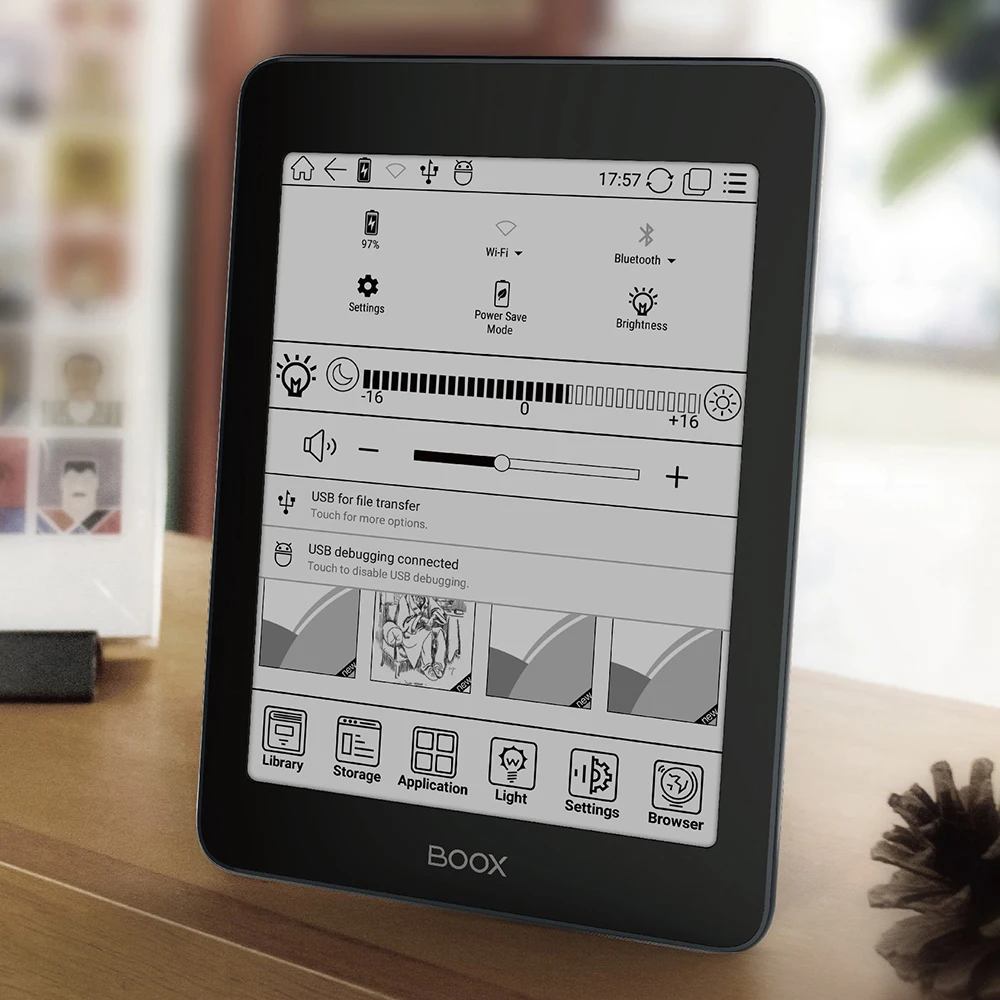 Discount NEW Model Ebook Reader ONYX BOOX Poke Pro 6" e-book 2G/16G Quad-core E-reader BT WiFi Touch e-ink Carta Screen Android with Case 5