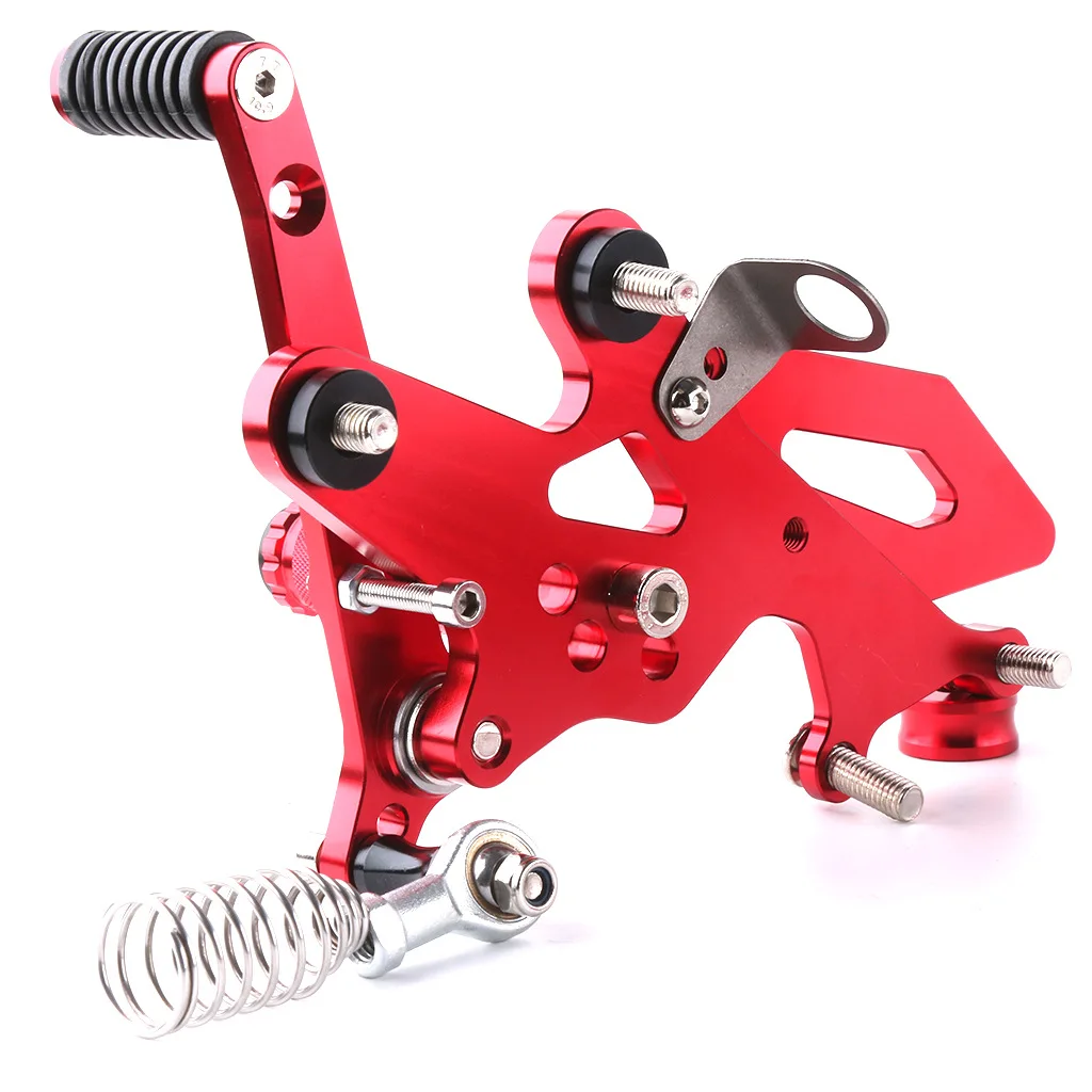 Мотоцикла с ЧПУ Регулируемая Rearset подножка ног колышки для подножек для Kawasaki Ninja 250 300 Z300 2013 Ninja250