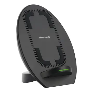 

Qi Fast Charger Wireless Charging Stand With Cooling Fan For Iphone Xr/Xs/Xs Max, For Iphone X/ 8/8 Plus, For Galaxy S9/S9 Plu