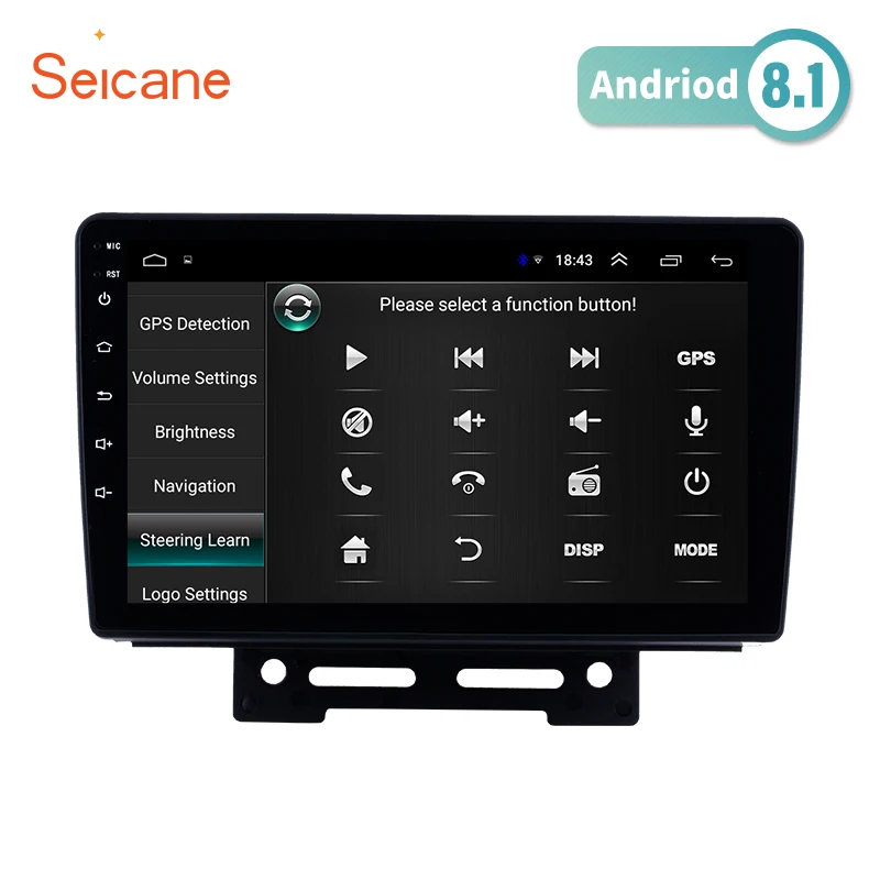 Seicane Android 8 1 GPS Навигация стерео для автомобиля 2012 2013 2014 Geely Emgrand EC7 3G WiFi Bluetooth