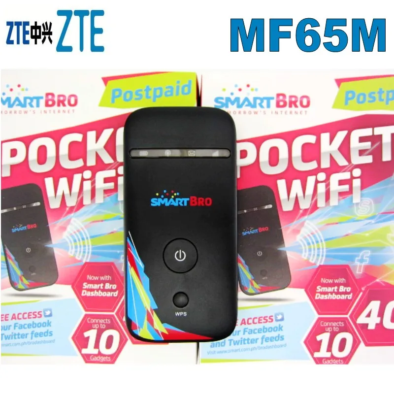 Лот из 10 шт. zte MF65M маршрутизатор-21 Мбит/с 3g беспроводной роутер
