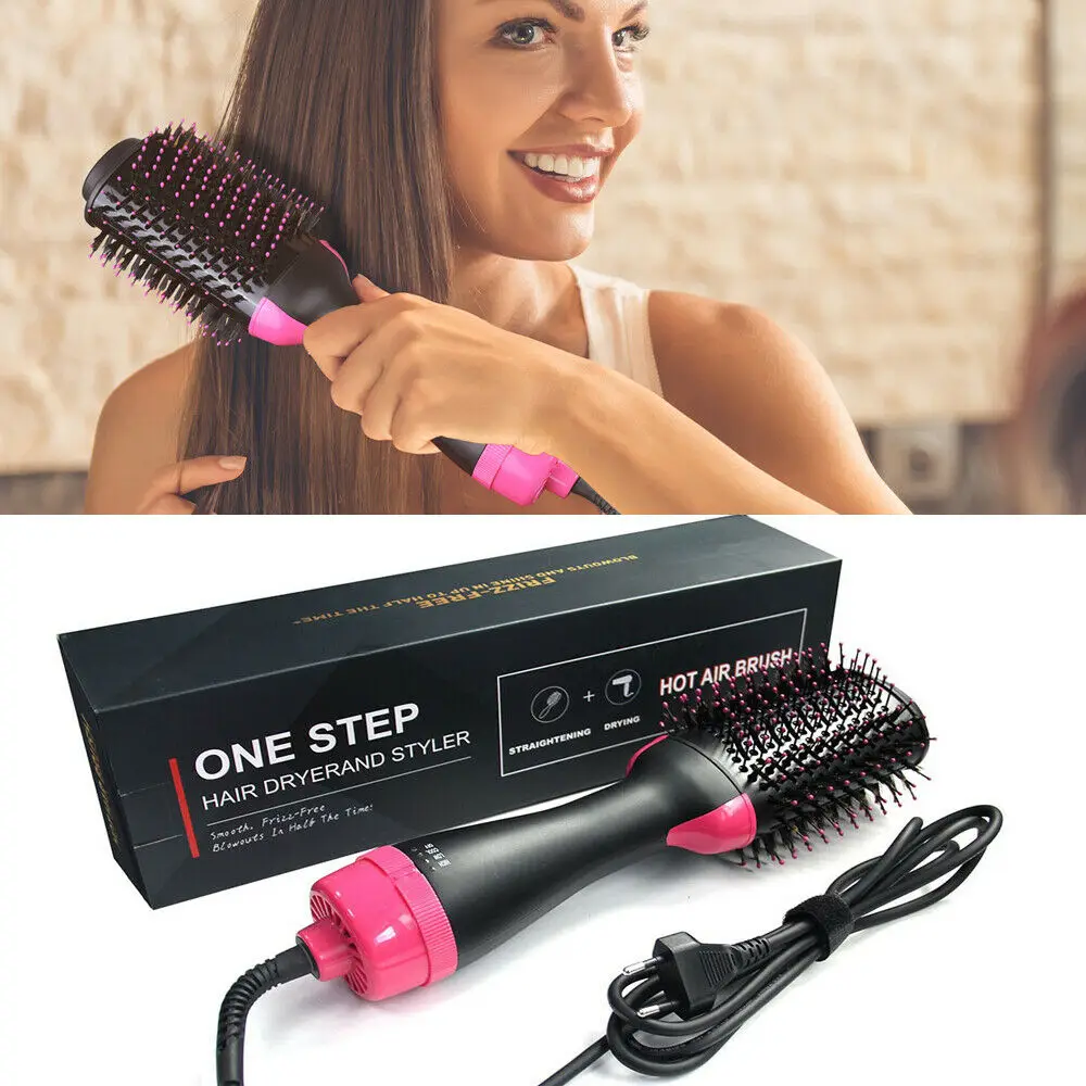 

One Step Hair Dryer & Volumizer Hair Dryer & Volumizing Styler Comb 3-in-1 Brush