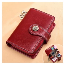 Wallet Female Short Section Leather Korean Student Personality Wallet Ladies Small Purse Wallet Buckle Buckle Tide цена Wallet Female Short Section Leather Korean Student Personality Wallet Ladies Small Purse Wallet Buckle Buckle Tide цены онлайн