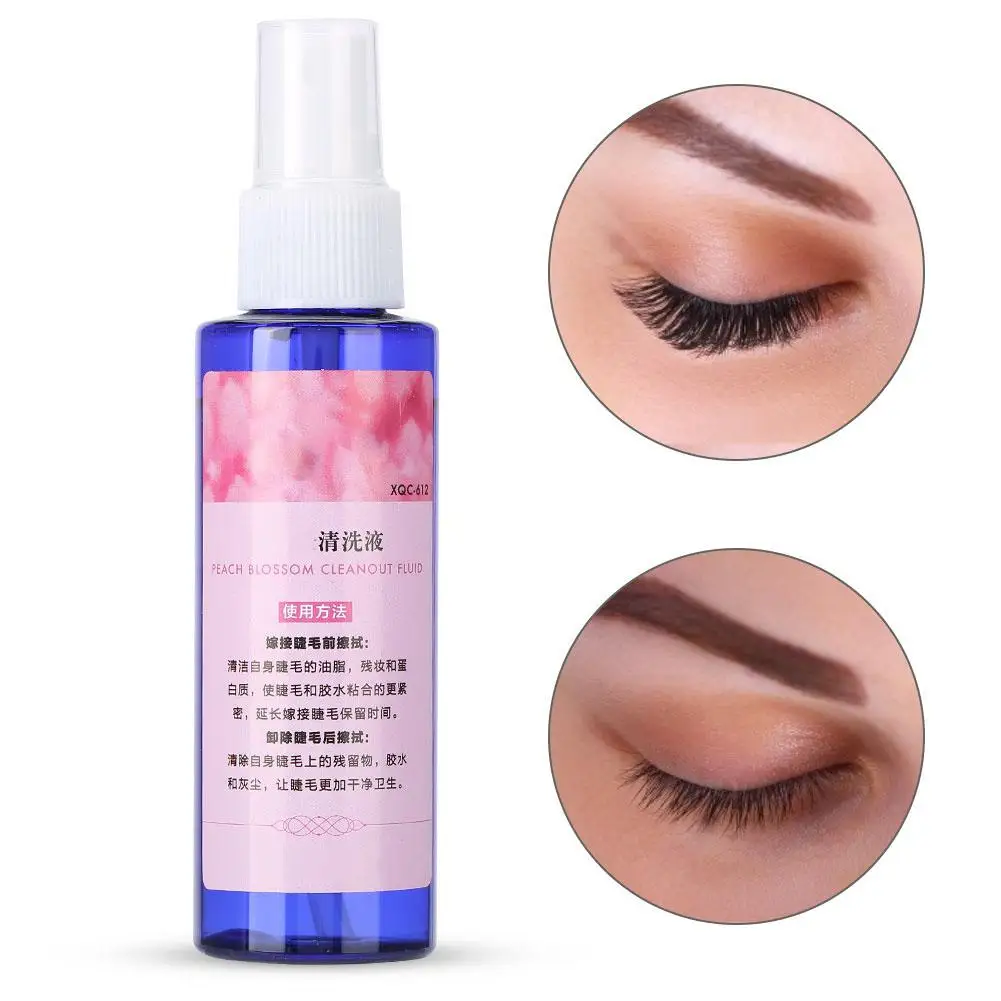 

60ml/bottle Eyelash Cleaner Extension For Eyelash Clean Eyelashes Grafting Clean Before Cleaning Spray Planting Eyelash Cleanser